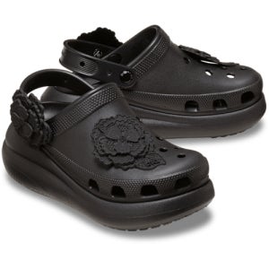 [크록스 공식몰] 크러시 레이스 플로럴 클로그 블랙 212983-001