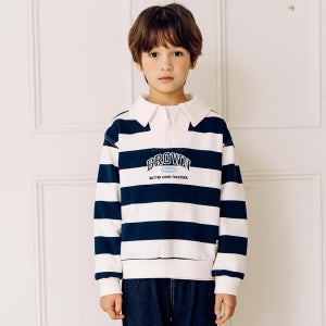 [오후]브라운 카라 맨투맨 OHMA24103