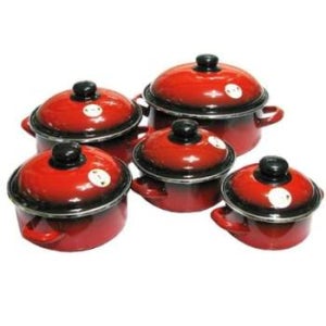 전골 5단 ELO 내열 법랑 독일 일반형 찌게 냄비세트