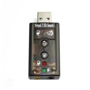 카드 사운드 채널 오디오 대체용 7.1 USB 어댑터