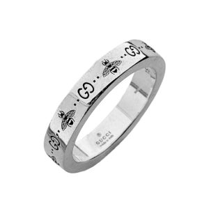 구찌 MUST IT_ GG 반지 비 인그레이빙 링 729898 J8400 0728 실버 4mm