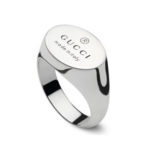 구찌 MUST IT_ 트레이드마크 오벌링 실버 반지 797033 8106