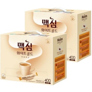 맥심 화이트골드 커피믹스 800T (400T 2개) 커피 음료