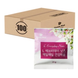 에브리데이 견과 하루 견과류  100봉 실속형 명절 설날 선물 세트