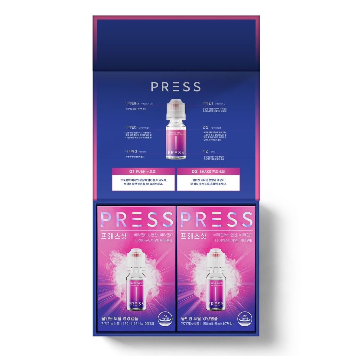 <b>프레스샷</b> 선물세트 15ml x 40개입, 1개