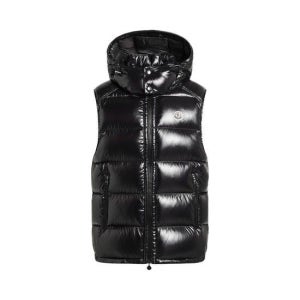 MUST IT_25FW 보르메스 BORMES 로고 패치 패딩 조끼 블랙 1A001 16 68950 999