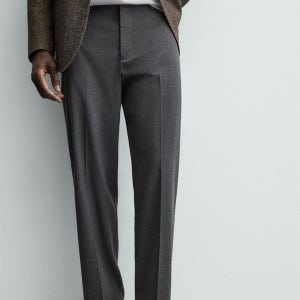 자라 논아이론 울 혼방 레귤러핏 팬츠 4410/235/802 GREY_P0184410235GREY