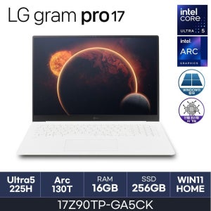 LG전자 LG 17인치 노트북 17Z90TP-GA5CK 울트라5 W11Home ( 16GB / N 256GB ) HMC