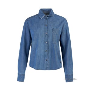 막스마라 MUST IT_ FW24 여성 클리오 코튼 데님 셔츠 CLIO 006