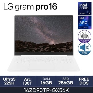 LG전자 HMC 25년도 LG그램 프로  16ZD90TP-GX56K (RAM 16GB / NVMe 256GB)