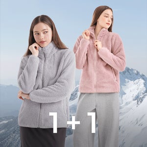양면 보온자켓 플리스 루즈핏 가을잠바 집업 봄잠바 1+1