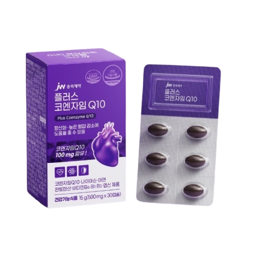 <b>JW중외제약</b> 플러스 코엔자임 Q10 500mg x 30캡슐, 1개