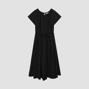 [마리끌레르] 넥 셔링 벨티드 원피스(MAFBOP09MBK)