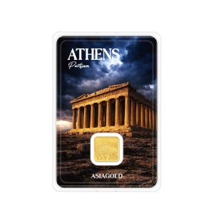 아시아골드 [아시아골드] 파르테논 24k 순금 잠상 스퀘어 골드바 3.75g