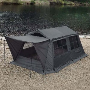 (현대Hmall) 캐빈형 텐트 카즈미 차콜 캠핑 4-5인용 오스카하우스