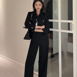 [핫딜]엘턴버튼크롭자켓슬랙스투피스_A3TP_SE_G[B]