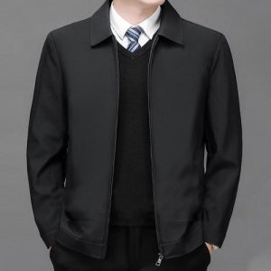 [모로엠][모로엠] 남성 블랙 네이비 패션카라 짚업 정장핏 자켓 ON-JUA-QWE8121C_ONJUAQWE8121C [갤러리아]