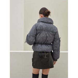 [백화점 정품] 에고이스트 여성자켓 여성 자켓 리본 장식 포인트 셔링 볼륨 다운 EQ4NZ961