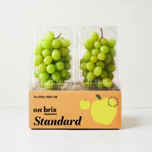 [새벽에On] 아삭한 사과향 과육, 어텀크리스피 애플 청포도 (700*2팩/특대)
