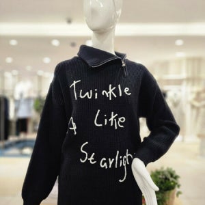 포커스   트윙클 자수 니트 FW3K7KT03870 (P003042039)