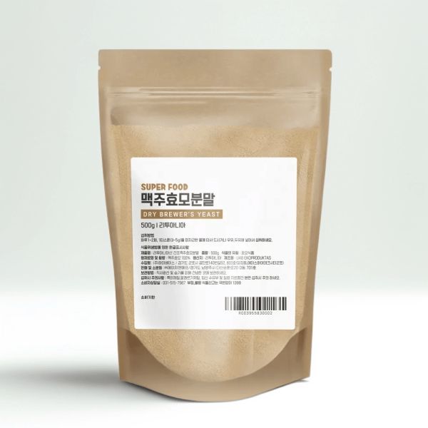 <b>더리얼 맥주효모</b> 리투아니아 건조 분말 가루 파우더 500g 모발 건강 597375  1개