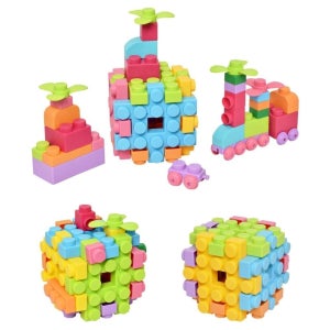 대형 구성놀이 타이거 유니플레이 블록 264p 촉감블록 놀이수업