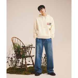 [리버클래시][LIBERCLASSY][25FW][차은우 PICK] LLF23673 블루 투턱 와이드 데님 팬츠(K1756431420672050NO01)