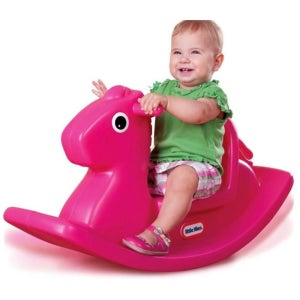 여자아기 흔들말 핑크 목마 돌 장난감 선물 말타기