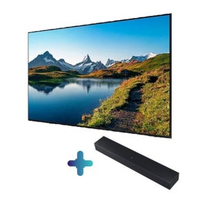 삼성전자 KQ65QD60AFXKR 삼성 TV QLED 4K 벽걸이형+사운드바(HW-C400)