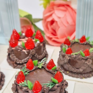 🍫🎂미니어처 초코딸기케이크🎂🍫, Bird_crown-버드 크라운