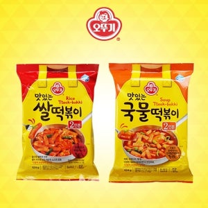 [오뚜기] 맛있는 쌀떡볶이 424g + 국물 떡볶이 424g
