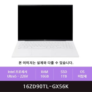 LG전자 그램 프로16 16ZD90TL-GX56K 1TB교체(zoaa)
