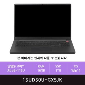 LG전자 그램북 15UD50U-GX5JK 8GB추가/1TB교체/Win11설치(zoaa)