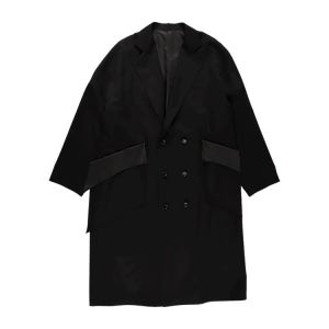 설밤 블랙 레이디스 클래식 오버 코트  W-C01-100