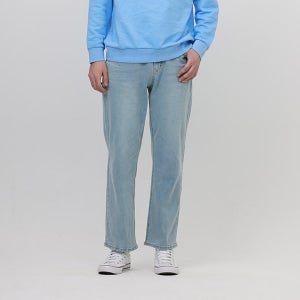 잠뱅이 공용) 오비안밴드 다트포인트 바이오스톤 탈색 올약워싱 TG핏_AN1DTG245-LB