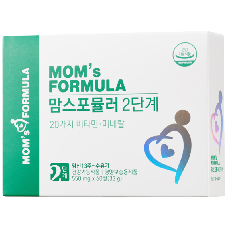 <b>맘스포뮬러</b> 2단계 550mg x 60정, 1개