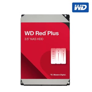 웨스턴디지털 WD Red Plus 4TB WD40EFZZ NAS 하드디스크 (5,400RPM/128MB/CMR)