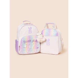 [백화점정품] 빈폴키즈 투명몰드 빙키 책가방 세트 라이트 퍼플 신학기 백팩