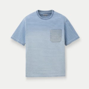 [시리즈] 그라데이션 스트라이프 반팔 티셔츠 SATAM26741BUX