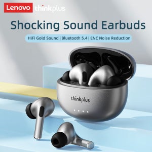 레노버 LP5 PRO 무선 블루투스 5.4 이어폰 TWS HiFi 사운드 게임용 이어버드 스포츠 헤드셋 마이크가 있는 장시간 대기 터치 컨트롤