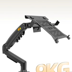 NB F80 F80-FP 2 in 1 17-30인치 모니터 + 10-17인치 노트북 데스크탑 홀더 노트북 컴퓨터 마운트 스탠드 노트북 클램프