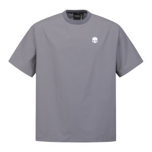 [하이드로겐] 유니 뼈그래픽 우븐 반팔라운드 H31D2TR709_GY