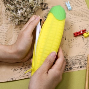 케이티알파쇼핑 영양만점 옥수수 실리콘 과일 야채 채소 필통 파우치YYHWCODE