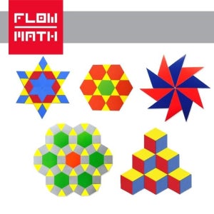 플로우수학교구 매쓰맥 테셀레이션 3종(솔리드, 정다각형, 펜로즈타일링) 30인용