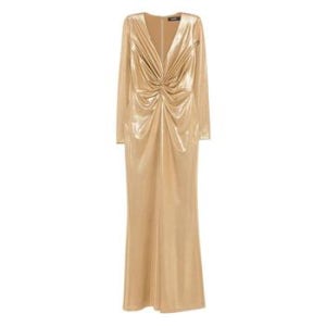 25FW 랄프 로렌 롱 원피스 253979967001 Gold