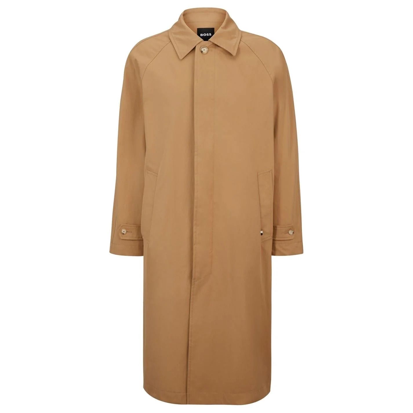 휴고보스 베이지 솔리드 패턴 레귤러 핏 오버코트 보스 미디움 Boss Solid Patterned Regular Fit Overcoat S Medium Beige 151688766