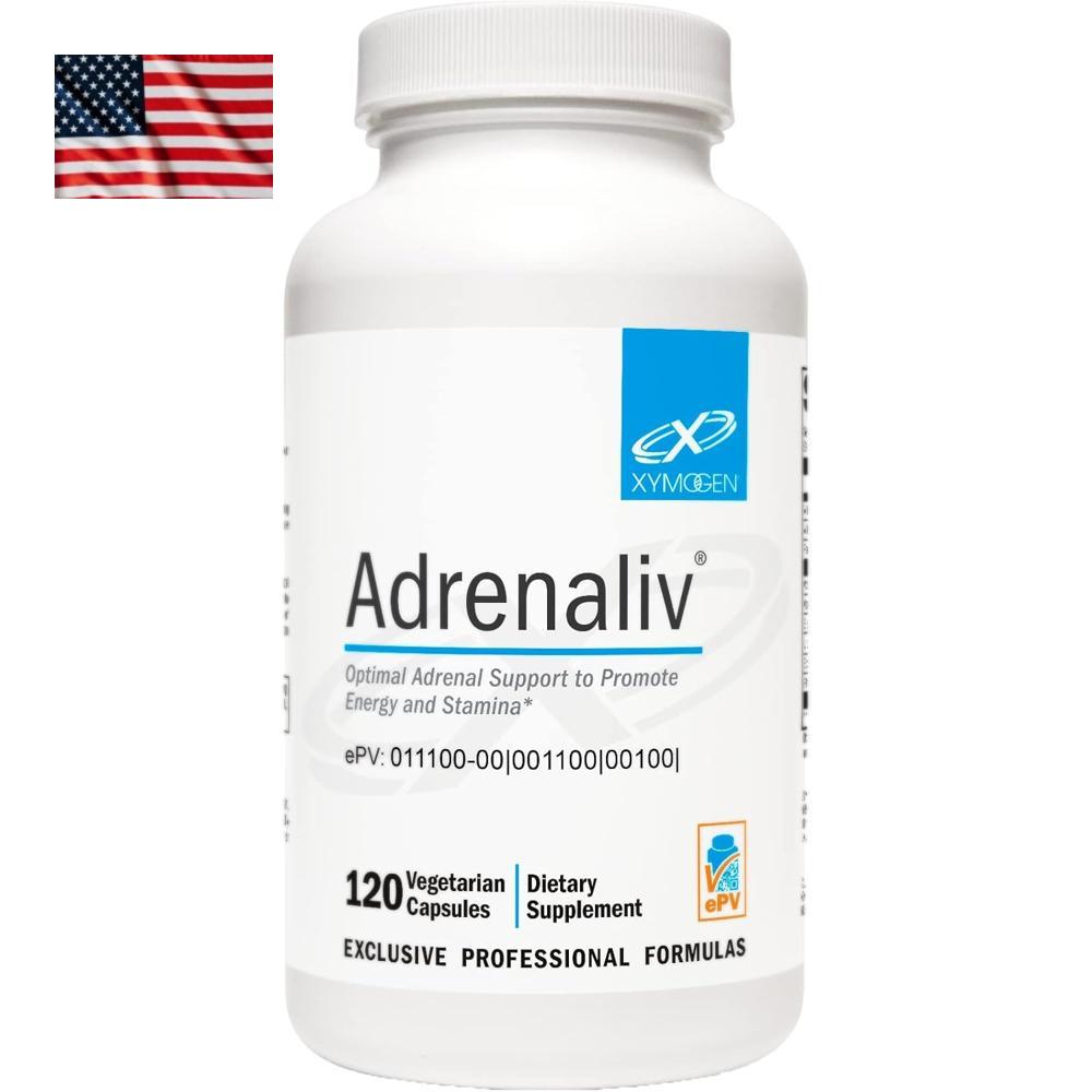 XYMOGEN Adrenal <b>자이모겐</b> 아드레날 <b>비타민</b> B6 로디올라 120캡슐