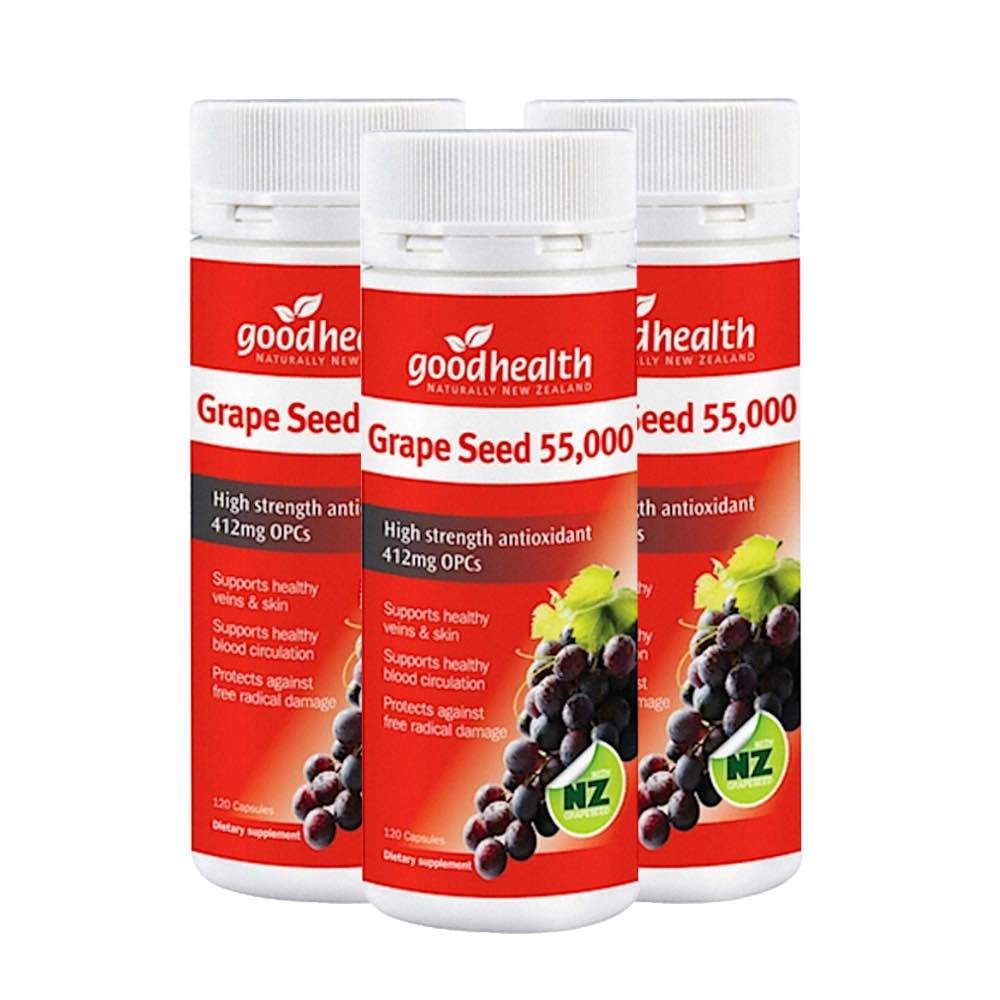 굿헬스 포도씨추출 Grape seed 55000 120캡슐 3개