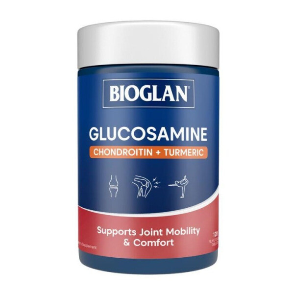 <b>바이오글랜</b> <b>바이오글랜</b> 글루코사민+콘드로이친+터메릭 120정  관절및 <b>연골</b>건강에 도움