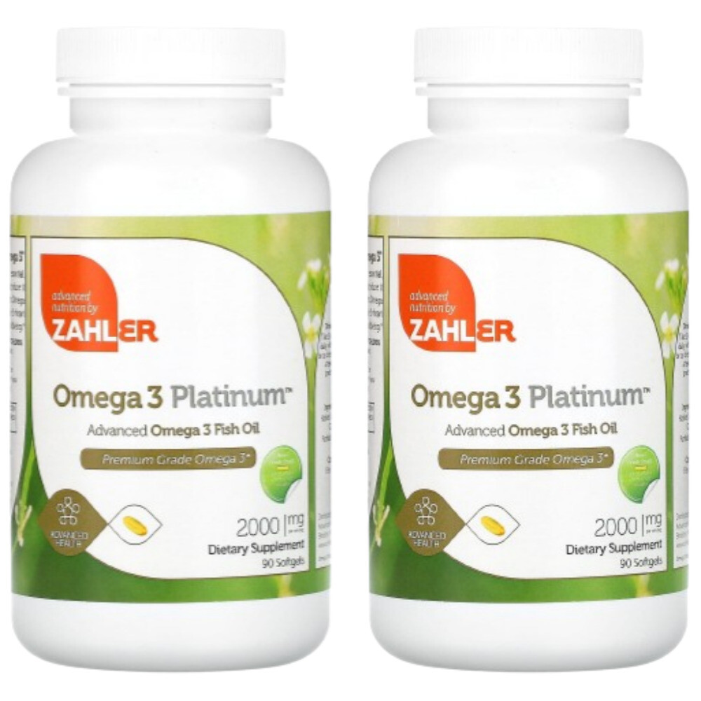 잘러 오메가 3 플래티넘 <b>Omega 3 Platinum 2000mg</b> 90정 2개